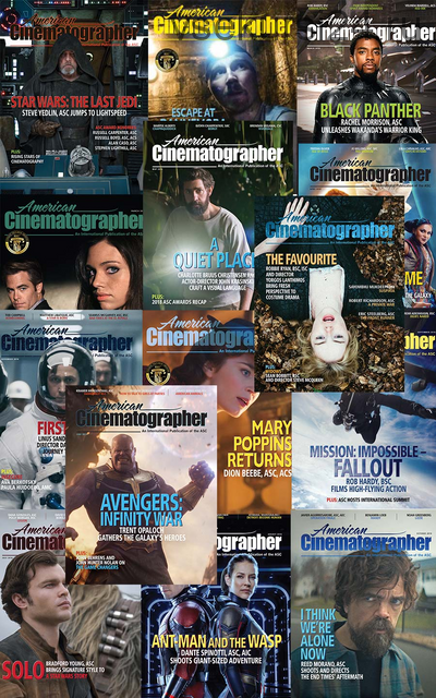 [ascmag] Подшивка журналов American Cinematographer Magazine, January 2007 - March 2019