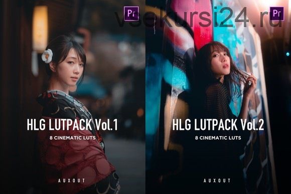 [Auxout] Красочные луты для видео. HLG LUTPack Bundle