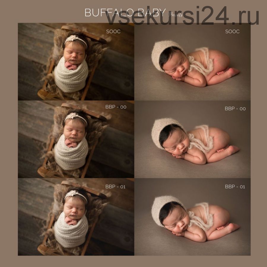 [Buffalobabyphotography] Пресеты для Новорожденных Buffalo Baby Presets Lightroom