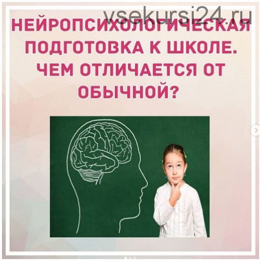 Нейропсихологическая подготовка к школе. Чем отличается от обычной? (Екатерина Серегина)