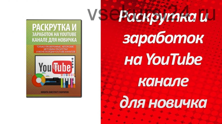 Раскрутка и заработок на YouTube от новичка до профи