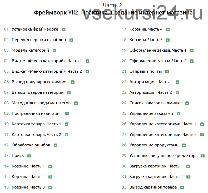 [WebForMySelf] Фреймворк Yii2 с Нуля до Профи (Андрей Кудлай)