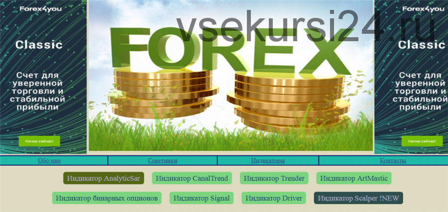 Пакет индикаторов для forex и бо