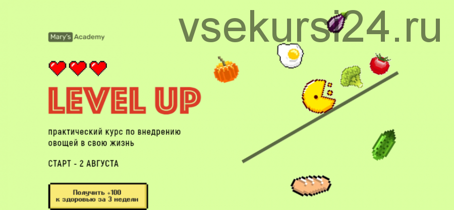 Level up. Практический курс по внедрению овощей в свою жизнь. Тариф Оптимальный (Мария Кардакова)