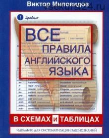 Все правила английского языка в схемах и таблицах (Виктор Миловидов)