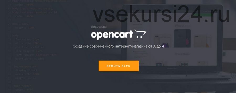 Создание современного интернет-магазина от А до Я на OpenCart, 2016