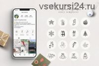 Xmas Instagram Highlight Story Icons (helga_helga)