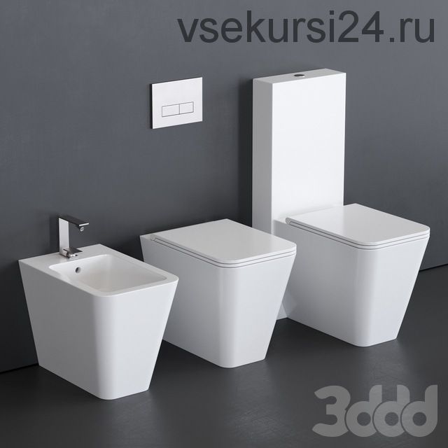 [3ddd] Alice Ceramica Hide WC - 3dsMax 2013 + fbx (Corona, vitos707)