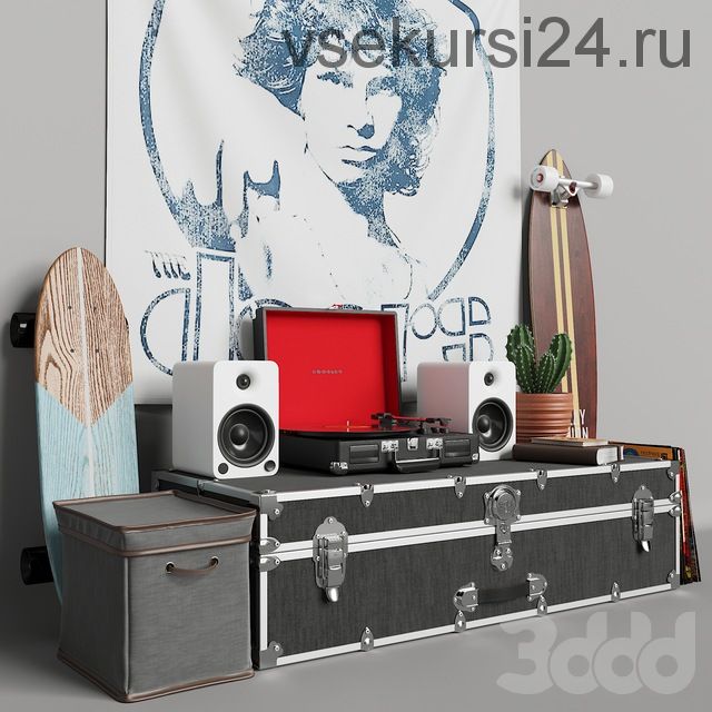 [3ddd] Decor_set_Sk_2 - 3dsMax 2013 + obj (Vray+Corona)