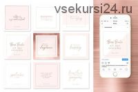 [Creativemarket] Blush & Rose Gold Social Media Pack (Jessica Gingrich)