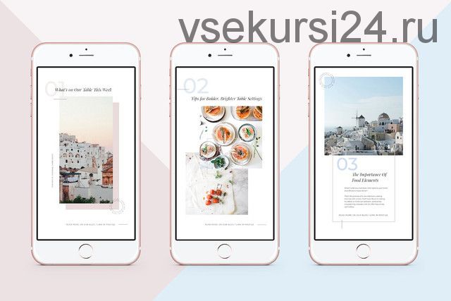 [CreativeMarket] Еда И Путешествия. Instagram Stories Pack (SilverStag)