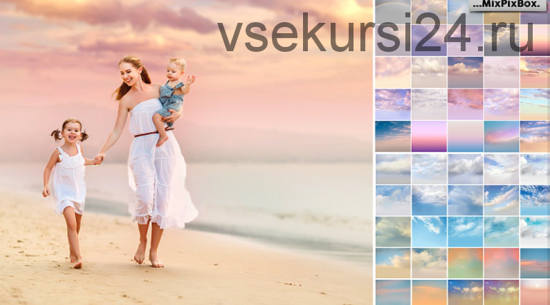 [CreativeMarket] Фотоналожения 60 Romantic Sky Overlays