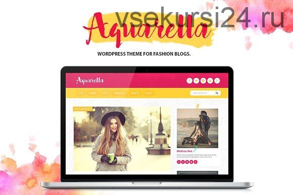 [Creative Market] Aquarella - Elegant Wordpress Theme