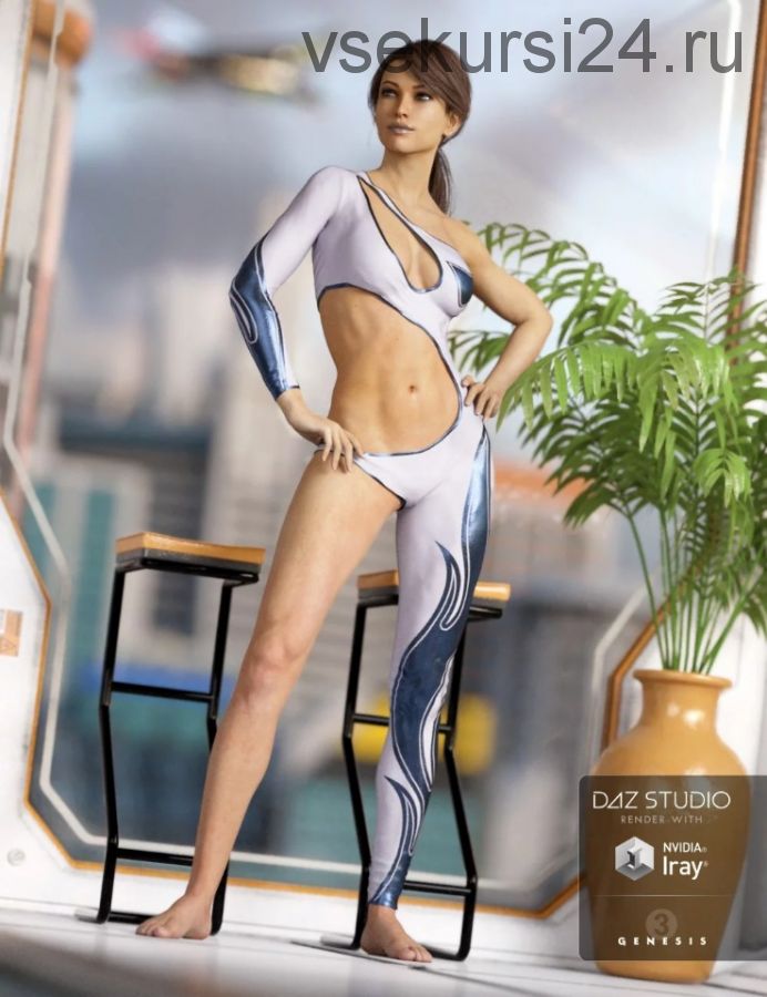 [Daz3D] Sexy Body suit for Genesis 3 Females (Nikisatez, OziChick)