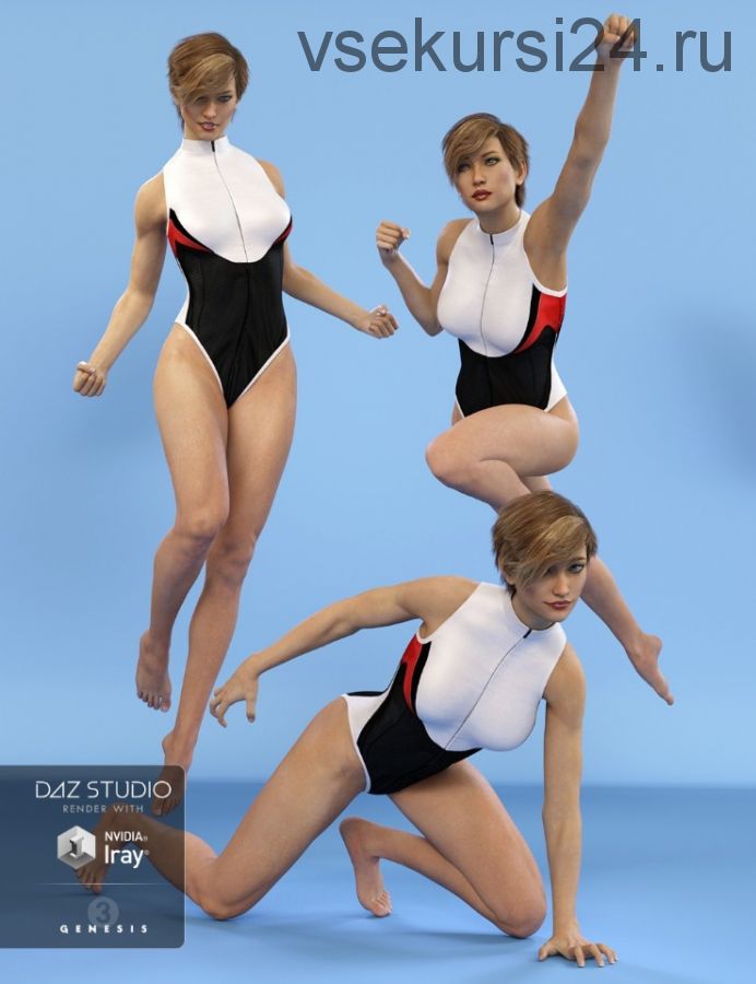 [Daz3D] Supercomic Poses for Karen 7 (Capsces Digital Ink)