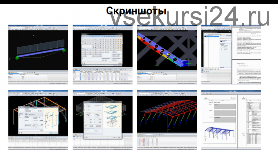 [sapr-art.by] Dlubal RFEM. Базовый Видеокурс. Стальные конструкции. Тариф: 11 часов видео