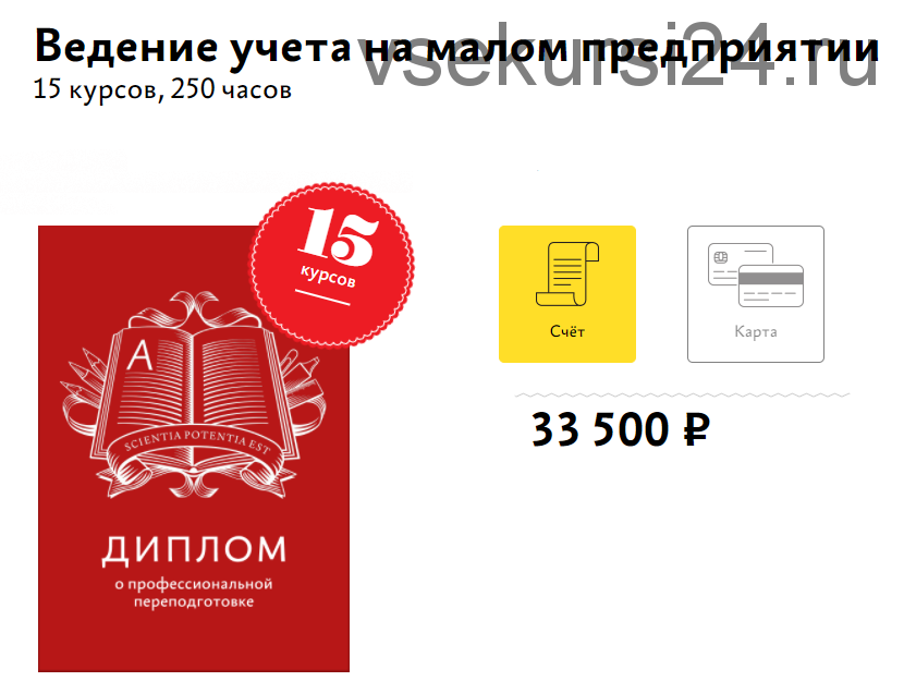 [Актион] Ведение учета на малом предприятии
