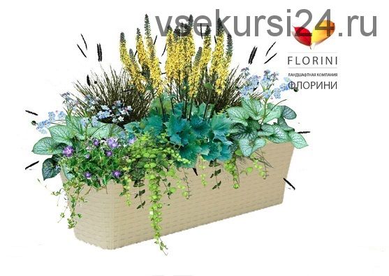 [Florini] Клумбы в горшке - 32 проекта