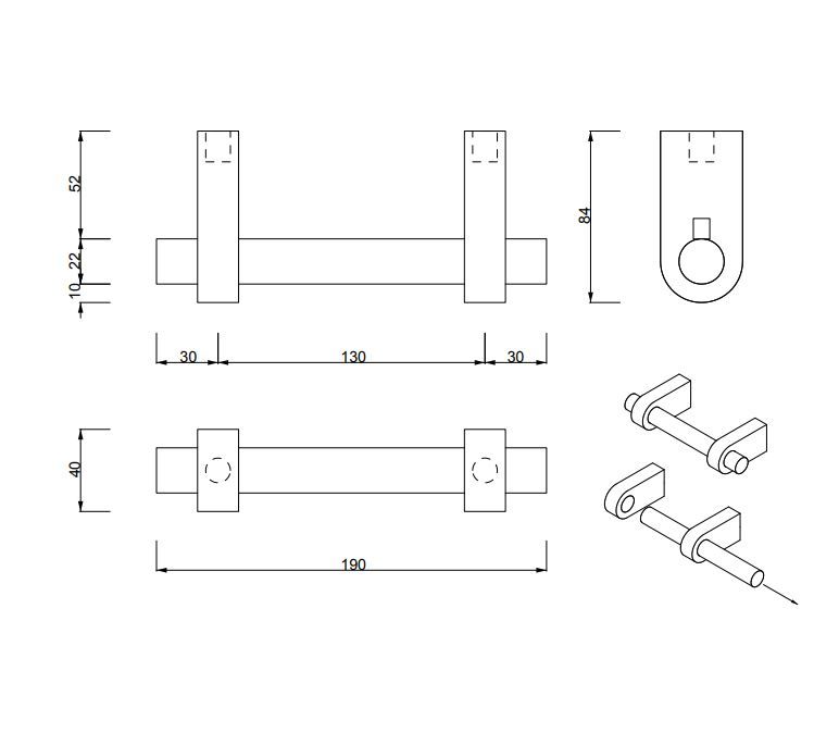 Подвесной держатель туалетной бумаги Decor Walther Century TPH 585500 схема 6