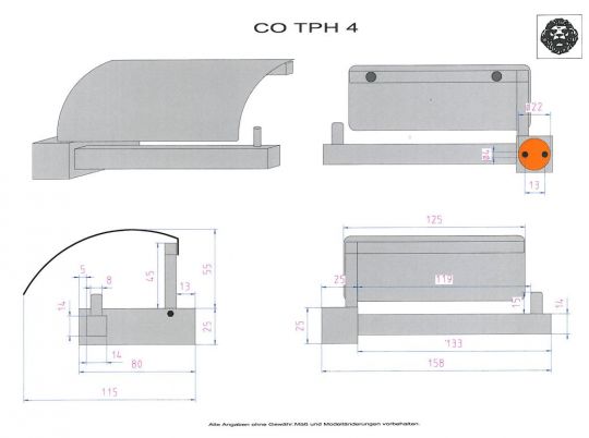 Держатель туалетной бумаги Decor Walther CO TPH с крышкой 561650 ФОТО