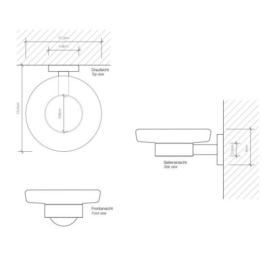 Мыльница Decor Walther BA WSS подвесная 530700 ФОТО