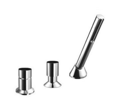 Изображение Смеситель на борт ванны Fantini Nostromo с ручной лейкой 50 02 1667