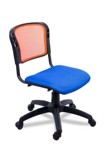 Стул ИЗО черный каркас на крестовине (сетка)