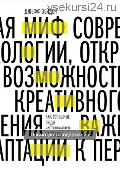 Миф о мотивации. Как успешные люди настраиваются на победу (Джефф Хейден)