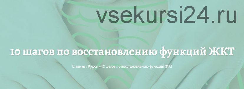 10 шагов по восстановлению функций ЖКТ (Елена Миргородская)