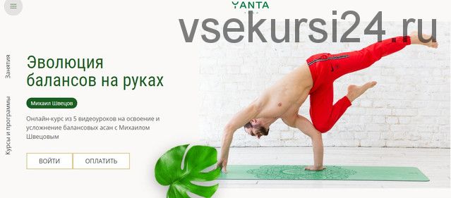 Эволюция балансов на руках (Михаил Швецов)