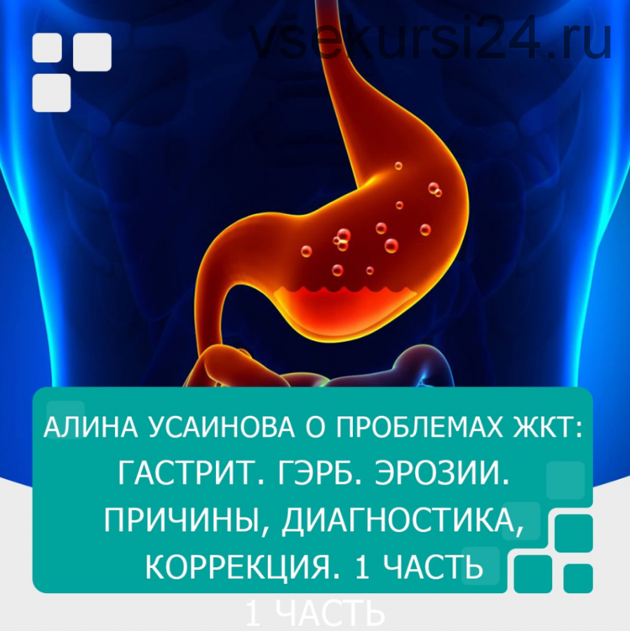 Проблемы с ЖКТ. Часть 1. Гастрит. ГЭРБ. Эрозии. Причины, диагностика, коррекция (Алина Усаинова)