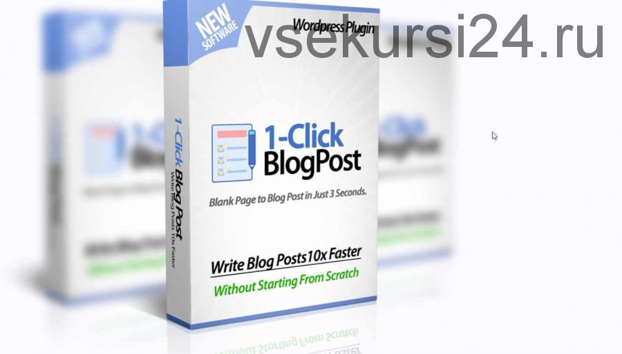 [WP] 1-Click Blog Post Plugin - создавай посты в 1 клик (Ankur Shukla)
