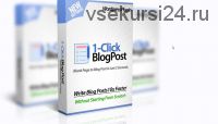 [WP] 1-Click Blog Post Plugin - создавай посты в 1 клик (Ankur Shukla)