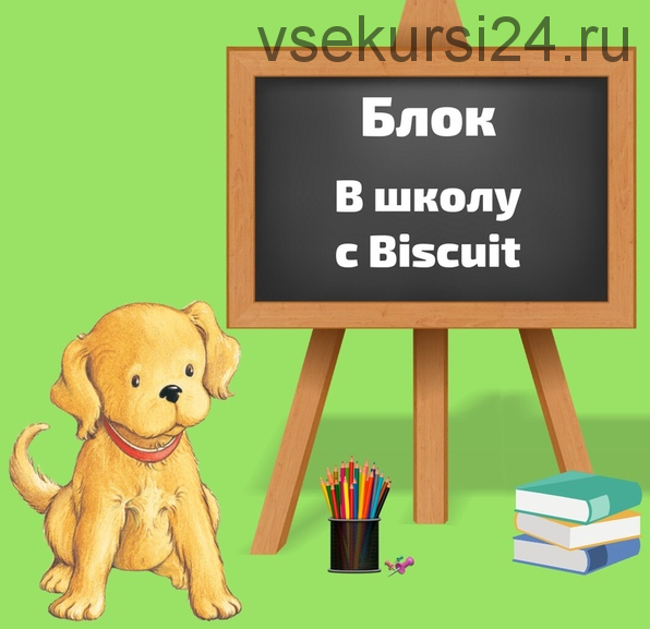 Блок «В школу с Biscuit» [Blue Sky English]