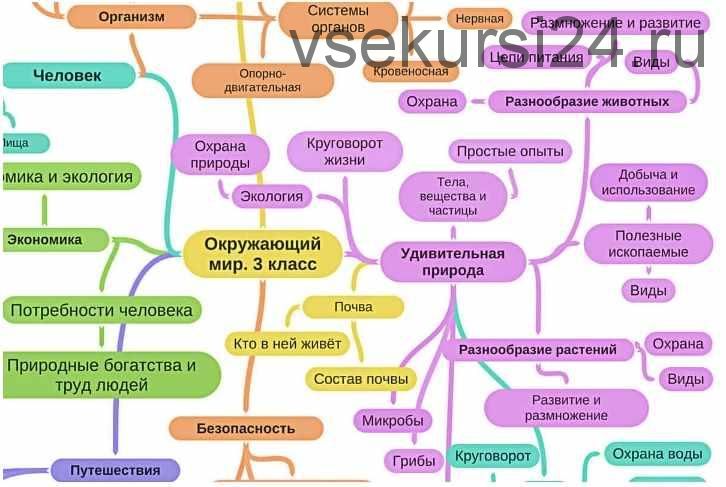 Набор интеллект-карт за 2 класс (Олеся Полубоярова)