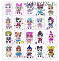 Рисование для детей. Куклы L.O.L. [Skillberry]