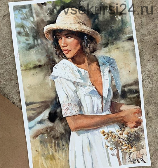 Девушка в соломеннои? шляпе (Anna Mayorova)