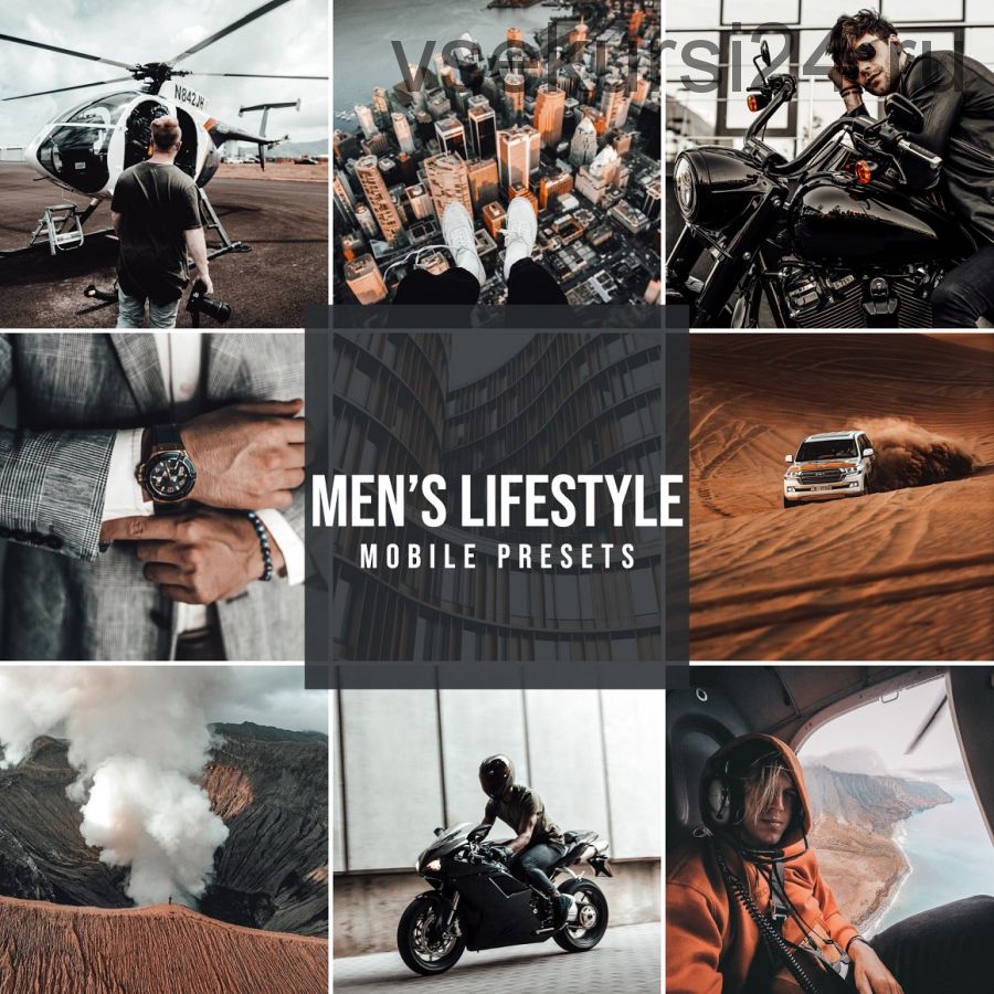 [Creativemarket] Mobile Lightroom Preset MEN'S LIFE.2020