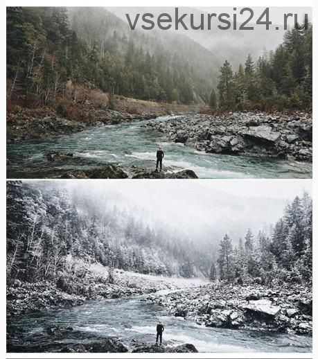 [EnvatoMarket] Реалистичный эффект дождя или снега / Winter and Rain Photoshop Actions