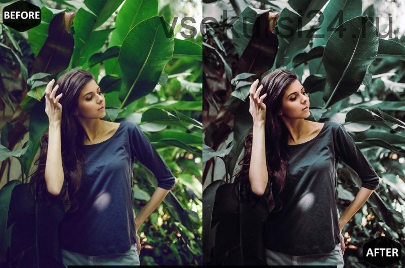 [matttestudio] Papaya Photoshop Actions And ACR Presets, Green Ps Presets