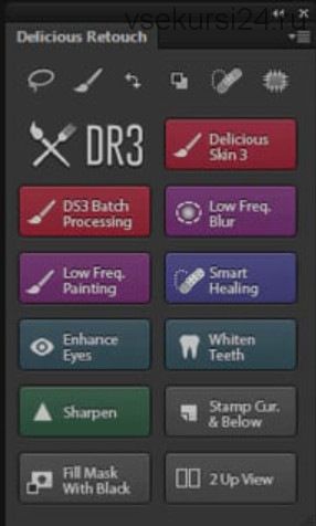 [Photoshopchef.com] Панель для ретуши Photoshop Delicious Retouch 3.0
