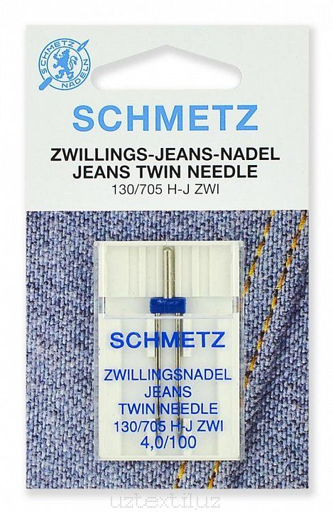 Иглы двойные Schmetz 130/750HJ ZWI №100/4.0 - 1 Штука