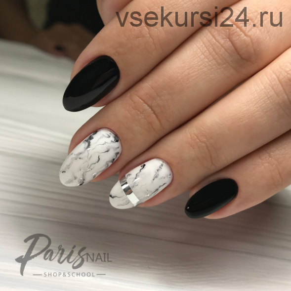 [ParisNail] Идеальный комбинированный маникюр от Зайцевой (Вельмитина Зайцева) март 2019