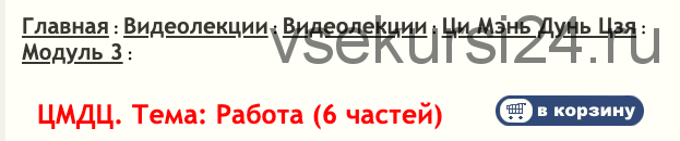 Ци Мень Дунь Дзя. Технология прогнозирования. Модуль 3. Бизнес и Работа (Бронислав Виногродский)