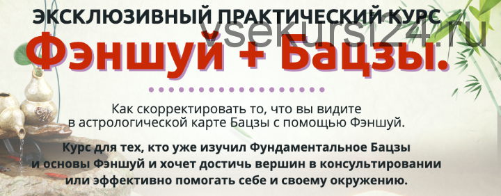 Фэншуй + Бацзы ОСНОВНОЙ КУРС (Наталья Пугачева)