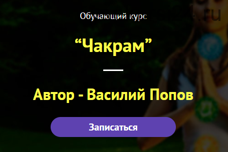 Гармоничное развитие личности 'Чакрам'. Пакет: платина (Василий Попов)