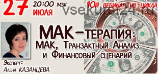 МАК-терапия.Транзактный Анализ и и Финансовый сценарий (Алена Казанцева)