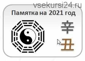 Памятка на 2021 год (Юлия Бальсина)