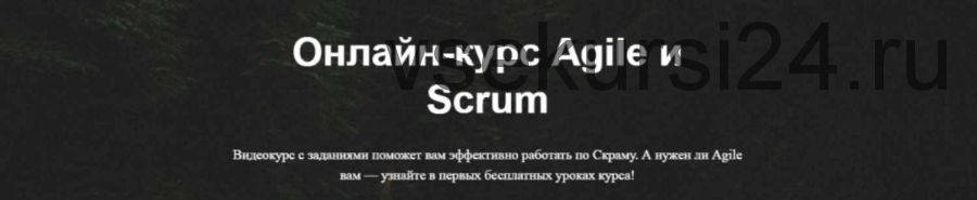 [ScrumTrek] Онлайн-курс Agile и Scrum (Асхат Уразбаев, Роман Баранов, Алексей Пименов)