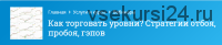 [Mindspace] Как торговать уровни? Стратегии отбоя, пробоя, гэпов (Оксана Гафаити)